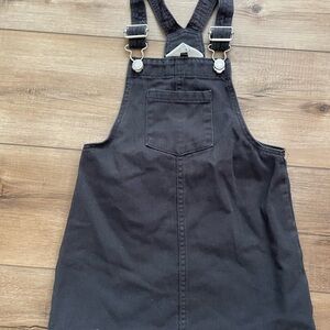 H&M Charcoal Denim Overalls